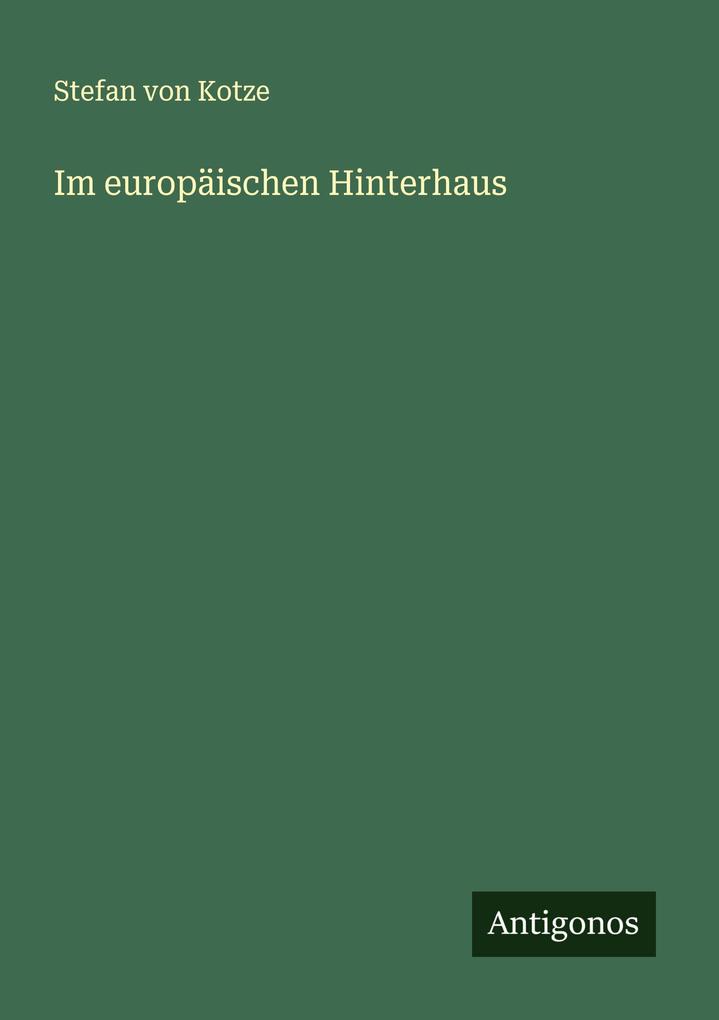 Im europäischen Hinterhaus