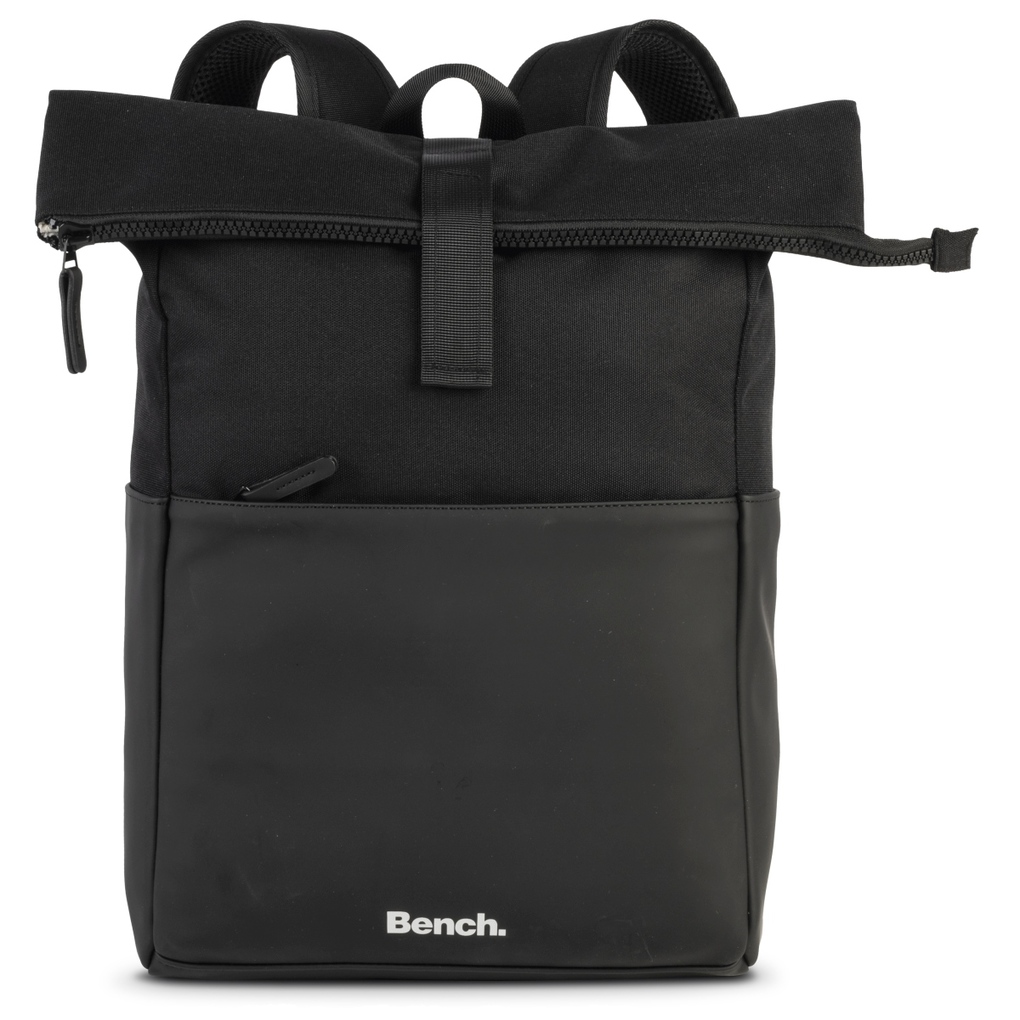 Heinrich Sieber Bench Rucksack Rolltop Style Schwarz Bis Zu 17 Liter