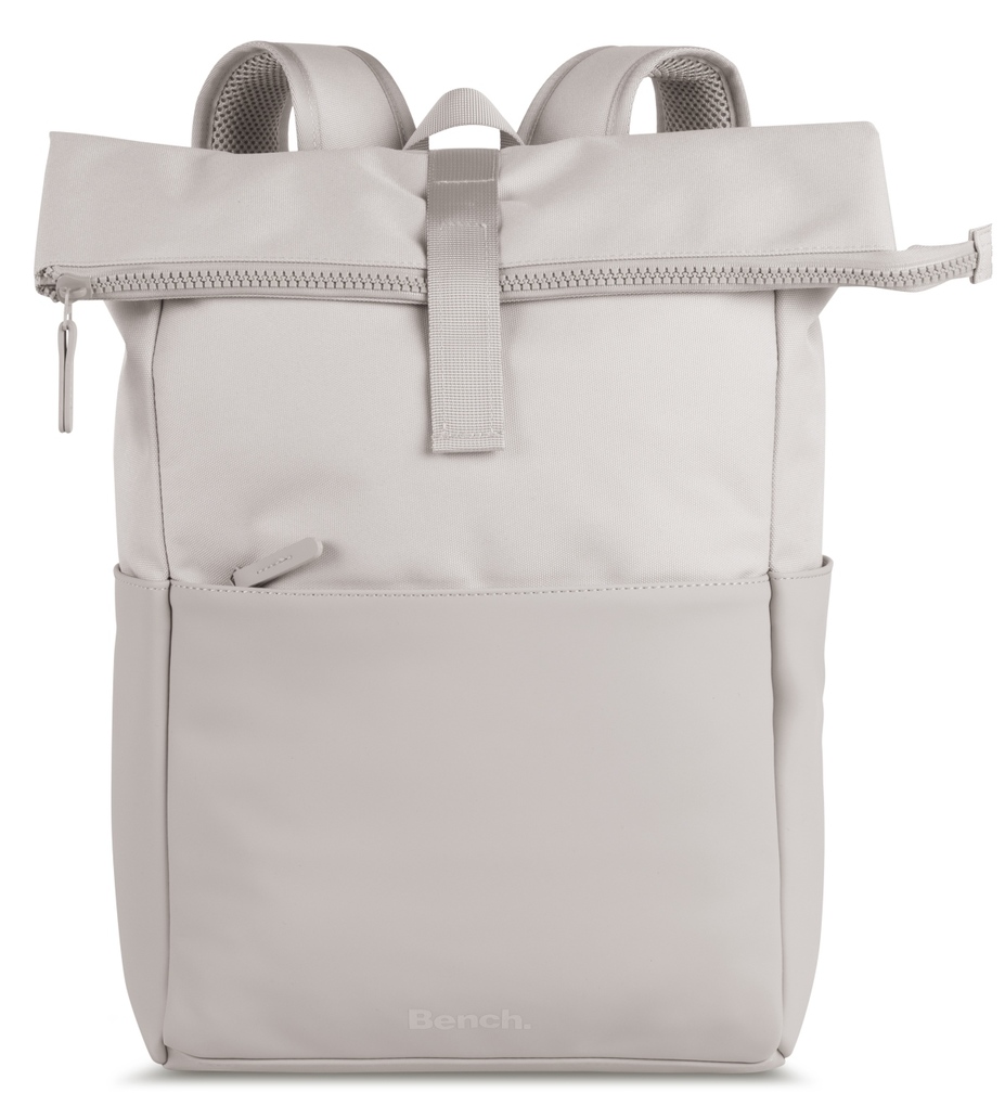 BENCH Rucksack Rolltop style hellgrau bis zu 17 Liter