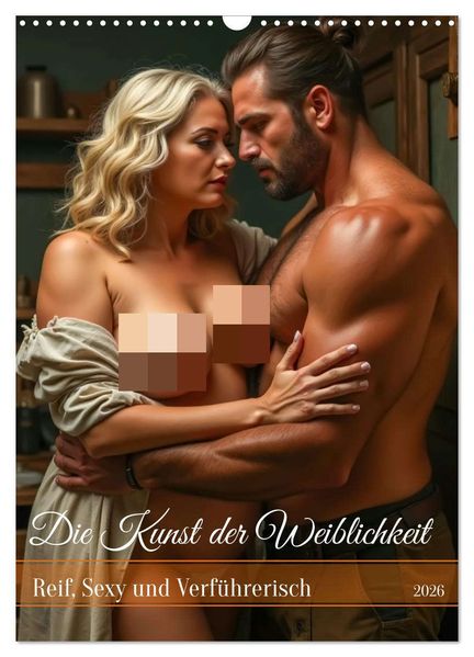 Die Kunst der Weiblichkeit - Reif Sexy und Verführerisch (Wandkalender 2026 DIN A3 hoch) CALVENDO Monatskalender
