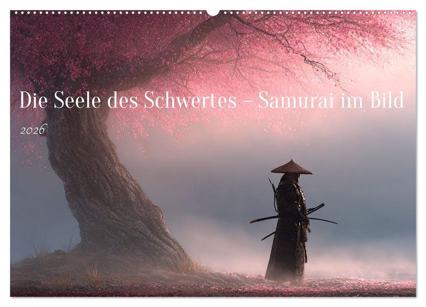 Die Seele des Schwertes - Samurai im Bild (Wandkalender 2026 DIN A2 quer) CALVENDO Monatskalender