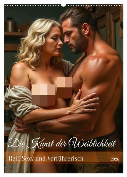 Die Kunst der Weiblichkeit - Reif Sexy und Verführerisch (Wandkalender 2026 DIN A2 hoch) CALVENDO Monatskalender