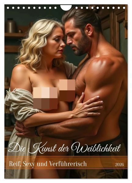 Die Kunst der Weiblichkeit - Reif Sexy und Verführerisch (Wandkalender 2026 DIN A4 hoch) CALVENDO Monatskalender