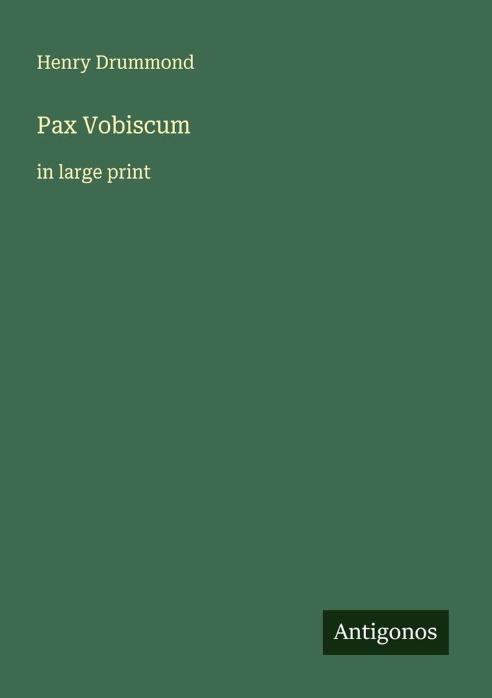 Pax Vobiscum