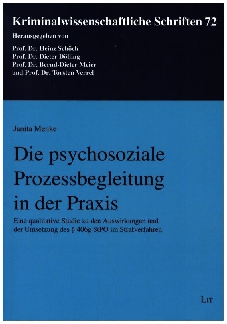 Die psychosoziale Prozessbegleitung in der Praxis