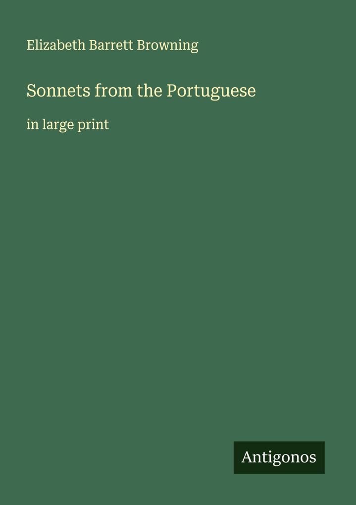 Sonnets from the Portuguese