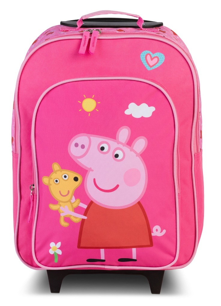 SIEBER Glühwürmchen - Kindertrolley Peppa Pig pink
