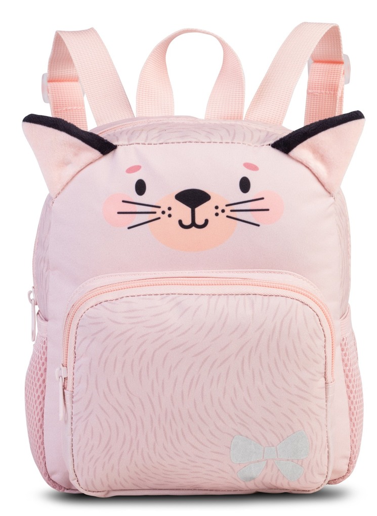 SIEBER Glühwürmchen - Kinderrucksack Ella Katze rosa 5 Liter