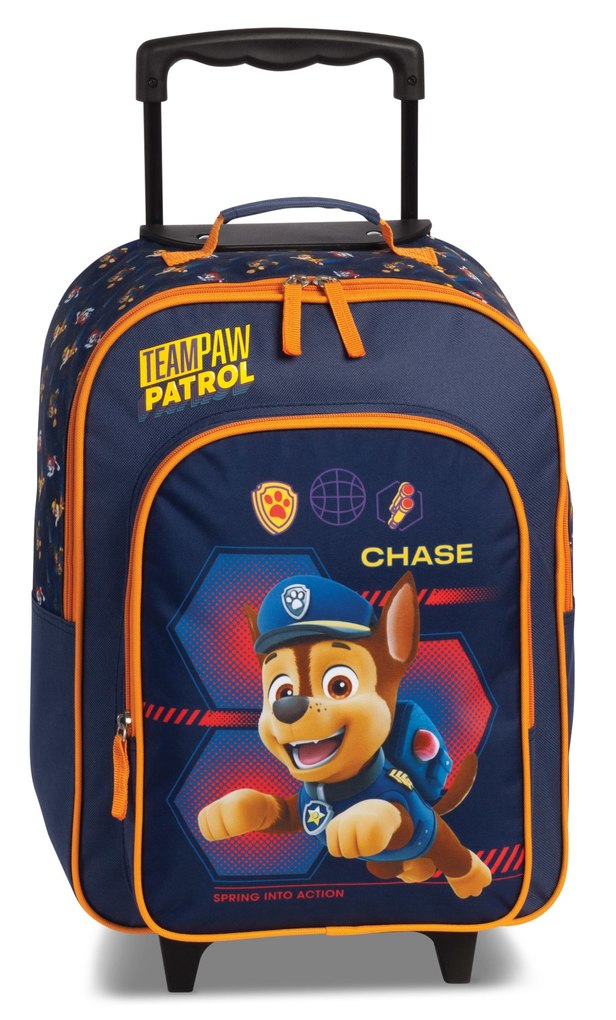 SIEBER Glühwürmchen - Kindertrolley Paw Patrol marineblau/orange 20 Liter