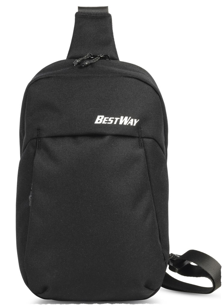 BESTWAY® Rucksack Sling Bag schwarz 4 Liter