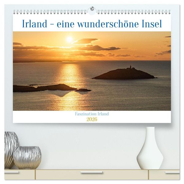 Irland - eine wunderschöne Insel (hochwertiger Premium Wandkalender 2026 DIN A2 quer) Kunstdruck in Hochglanz