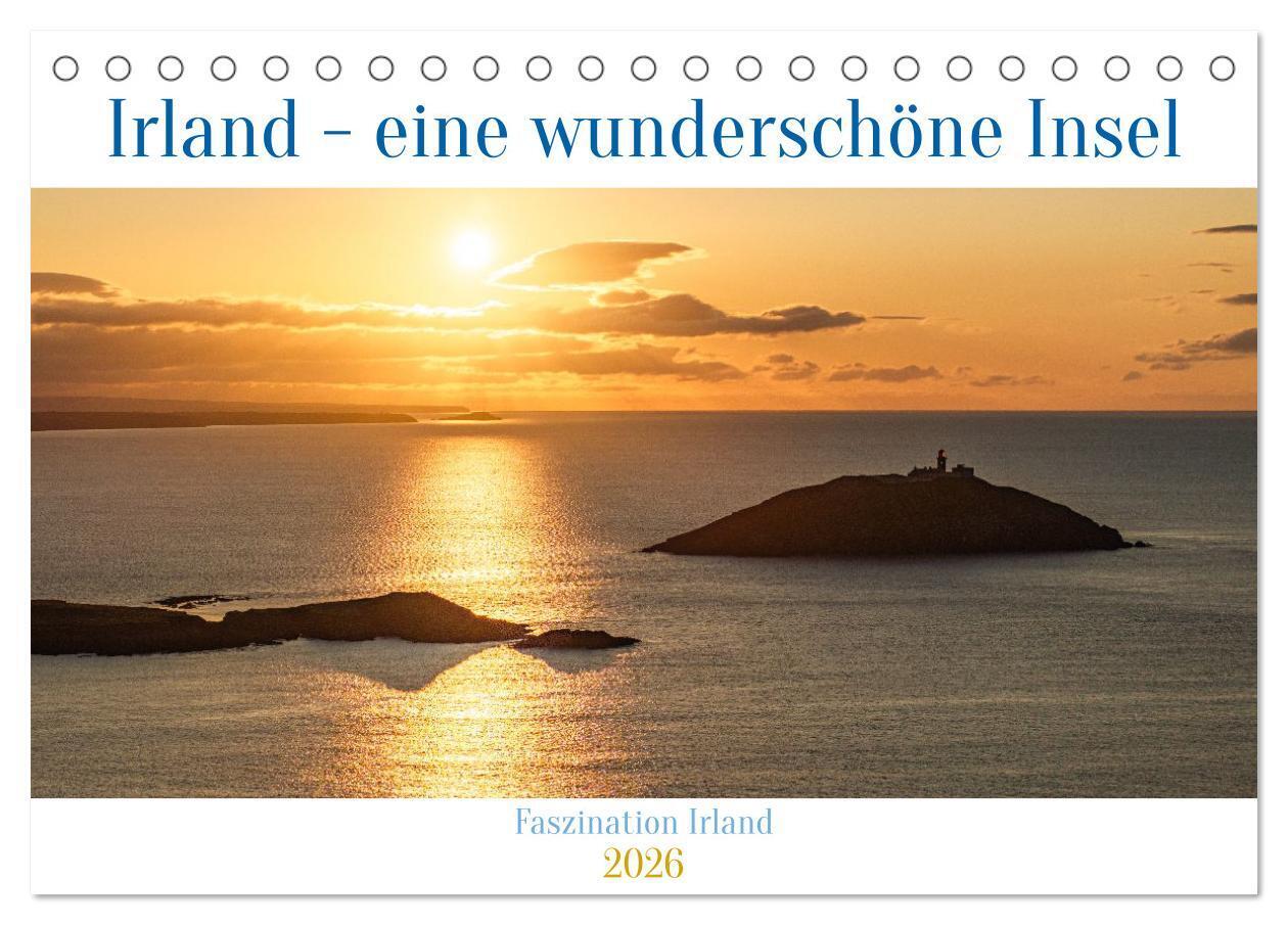 Irland - eine wunderschöne Insel (Tischkalender 2026 DIN A5 quer) CALVENDO Monatskalender
