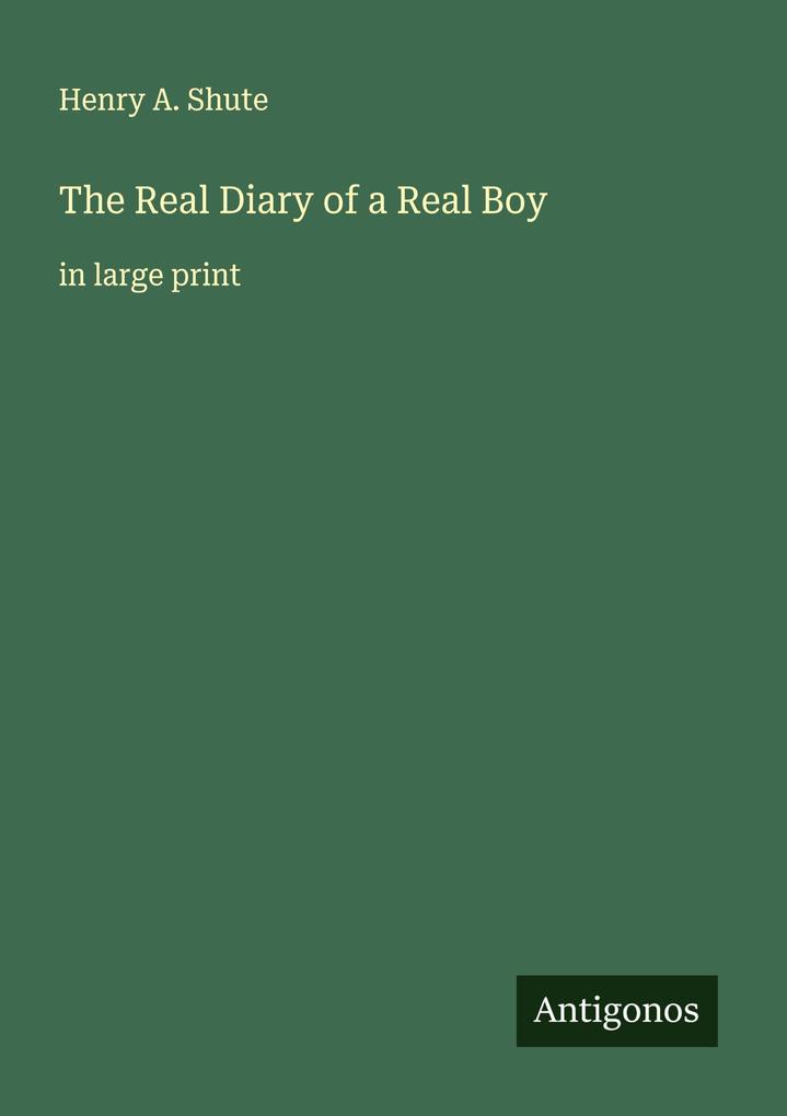 The Real Diary of a Real Boy