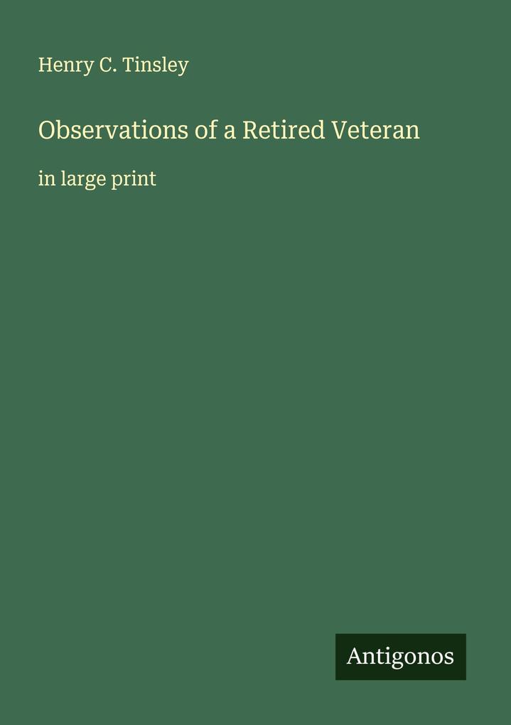 Observations of a Retired Veteran