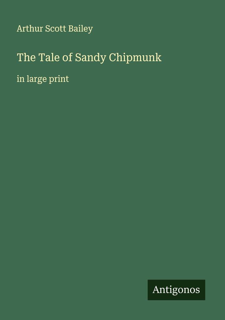 The Tale of Sandy Chipmunk