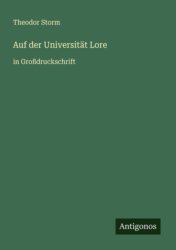 Auf der Universität Lore