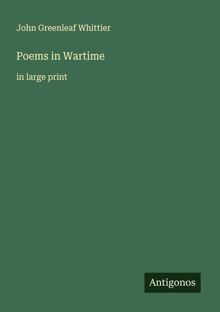 Poems in Wartime