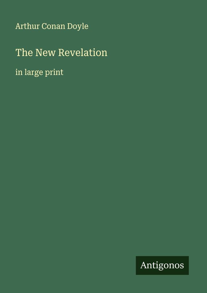 The New Revelation