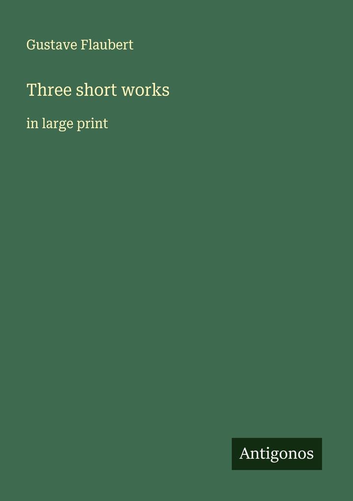 Three short works