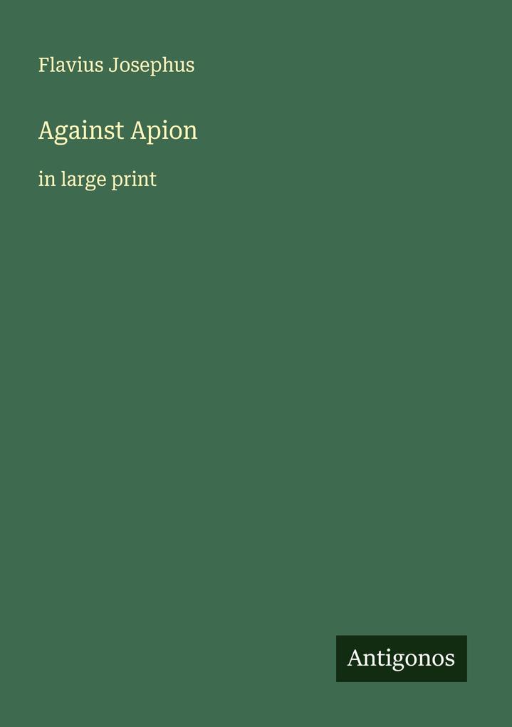 Against Apion