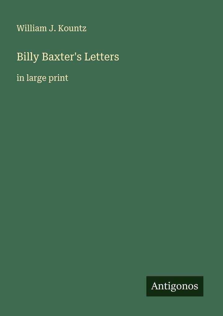 Billy Baxter's Letters