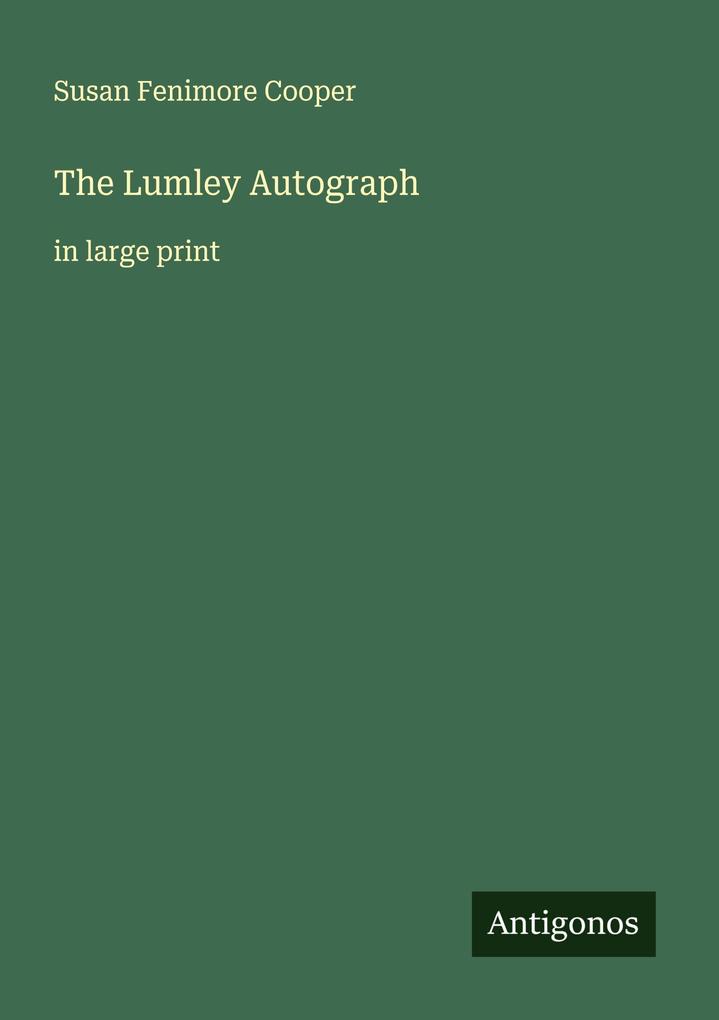 The Lumley Autograph