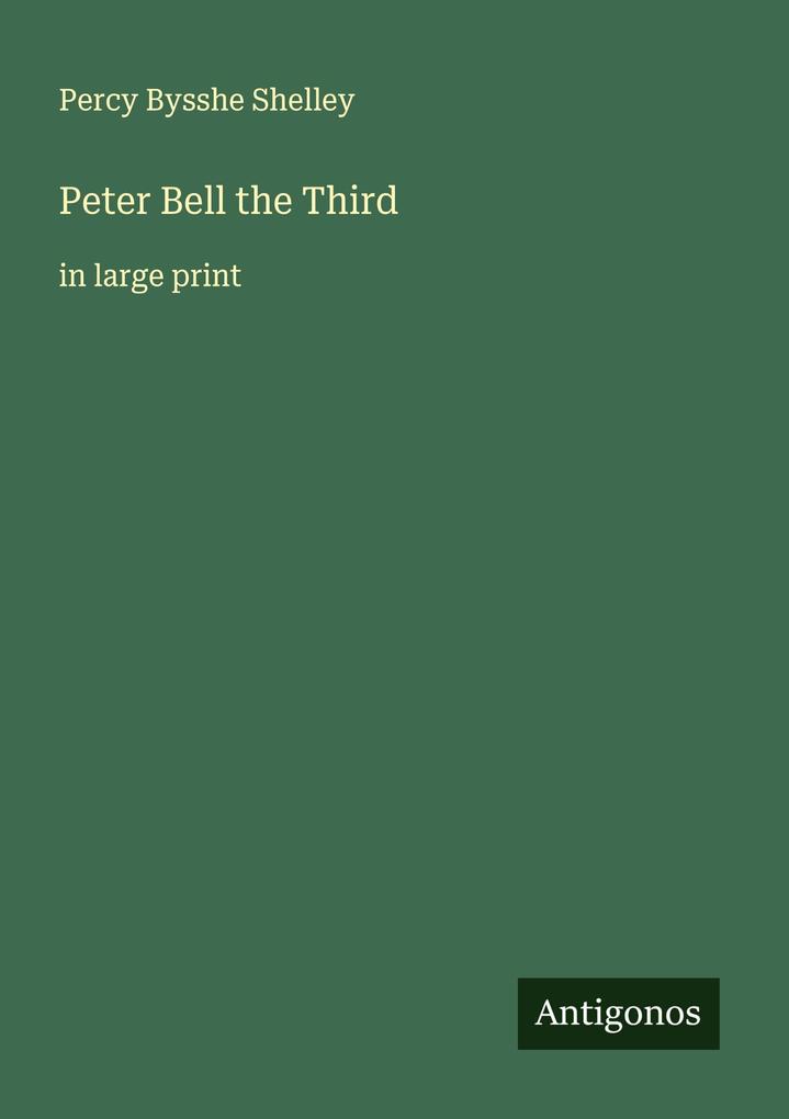 Peter Bell the Third