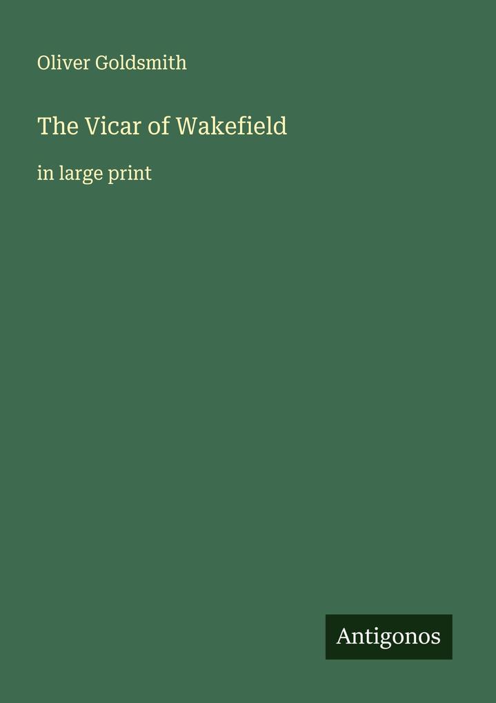 The Vicar of Wakefield