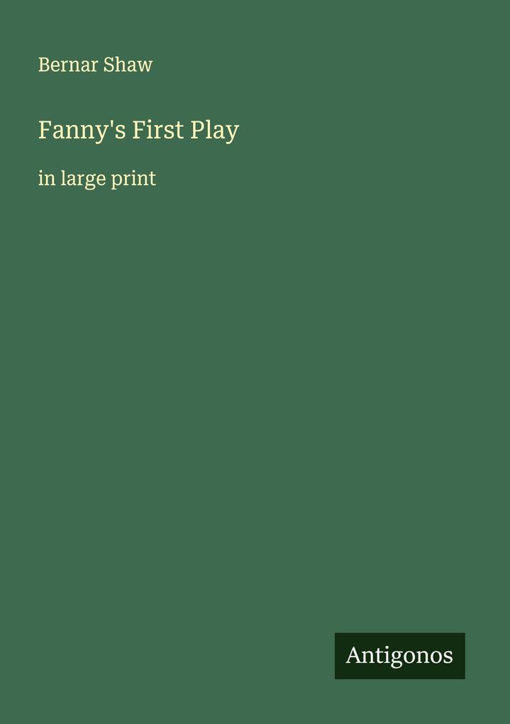 Fanny's First Play