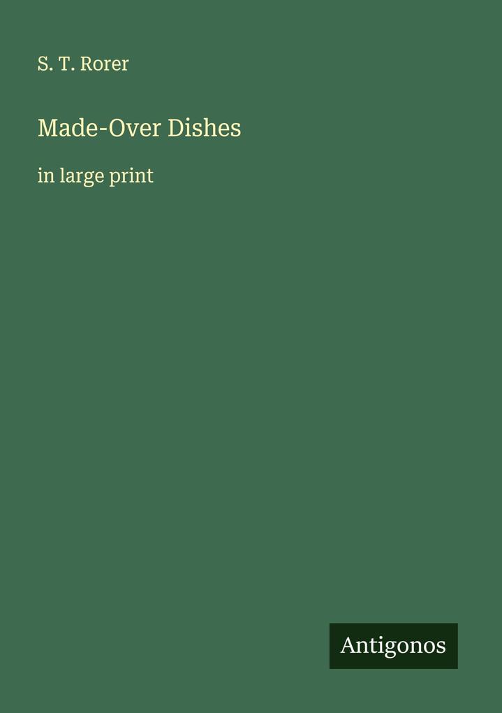 Made-Over Dishes