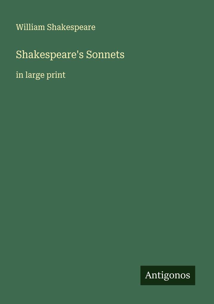 Shakespeare's Sonnets