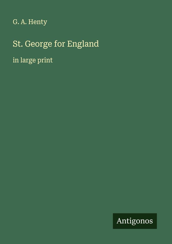St. George for England