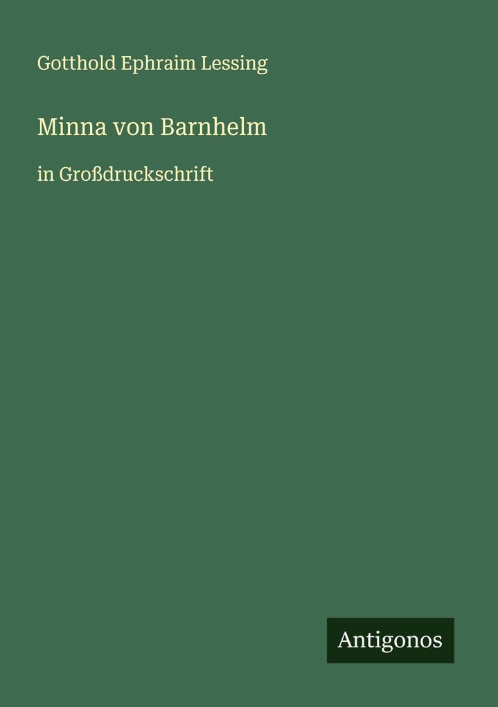 Minna von Barnhelm
