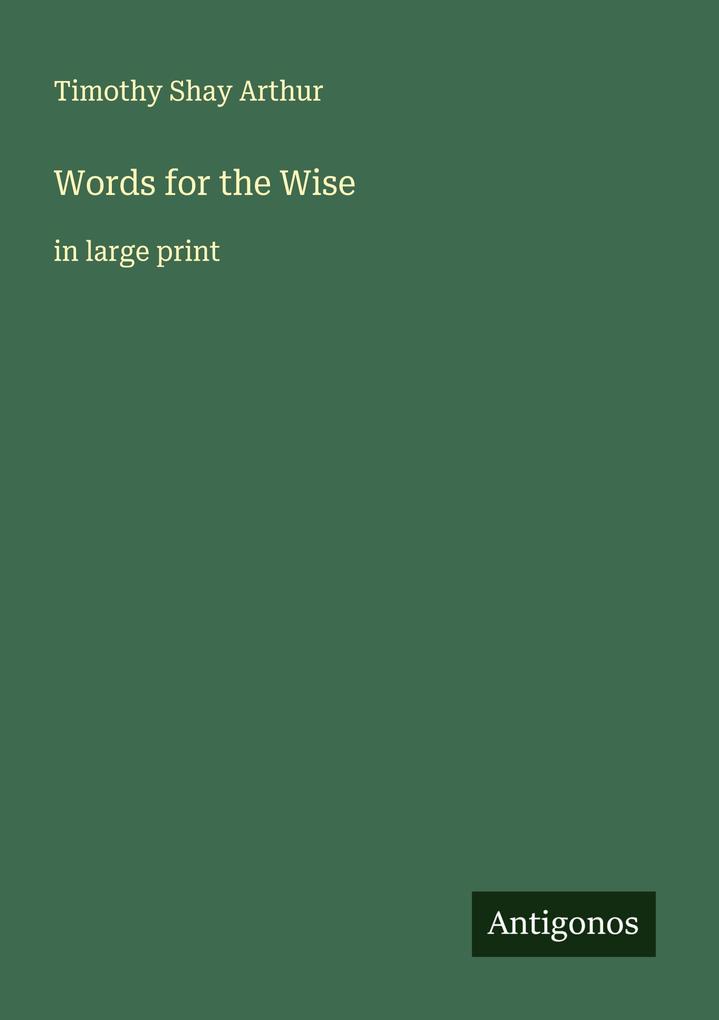 Words for the Wise