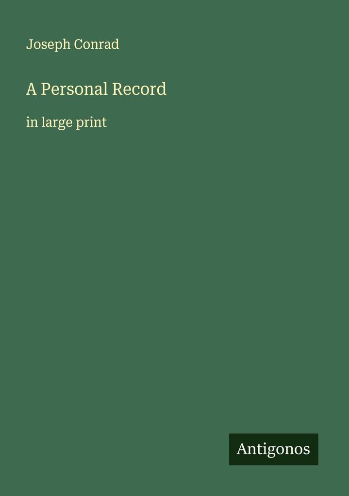 A Personal Record