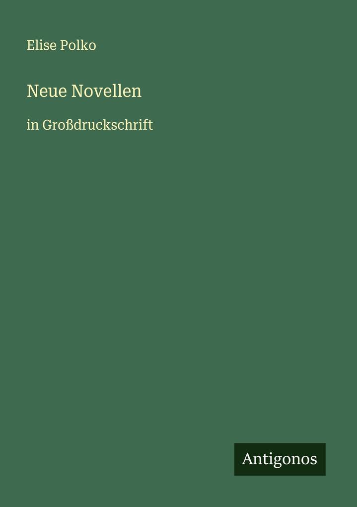 Neue Novellen