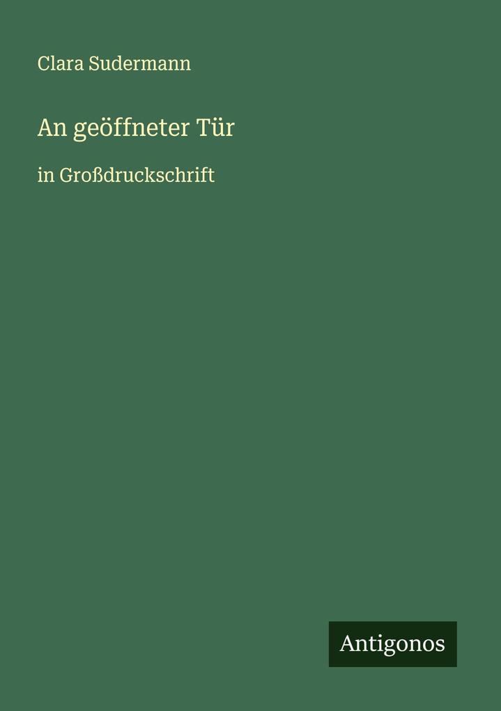 An geöffneter Tür