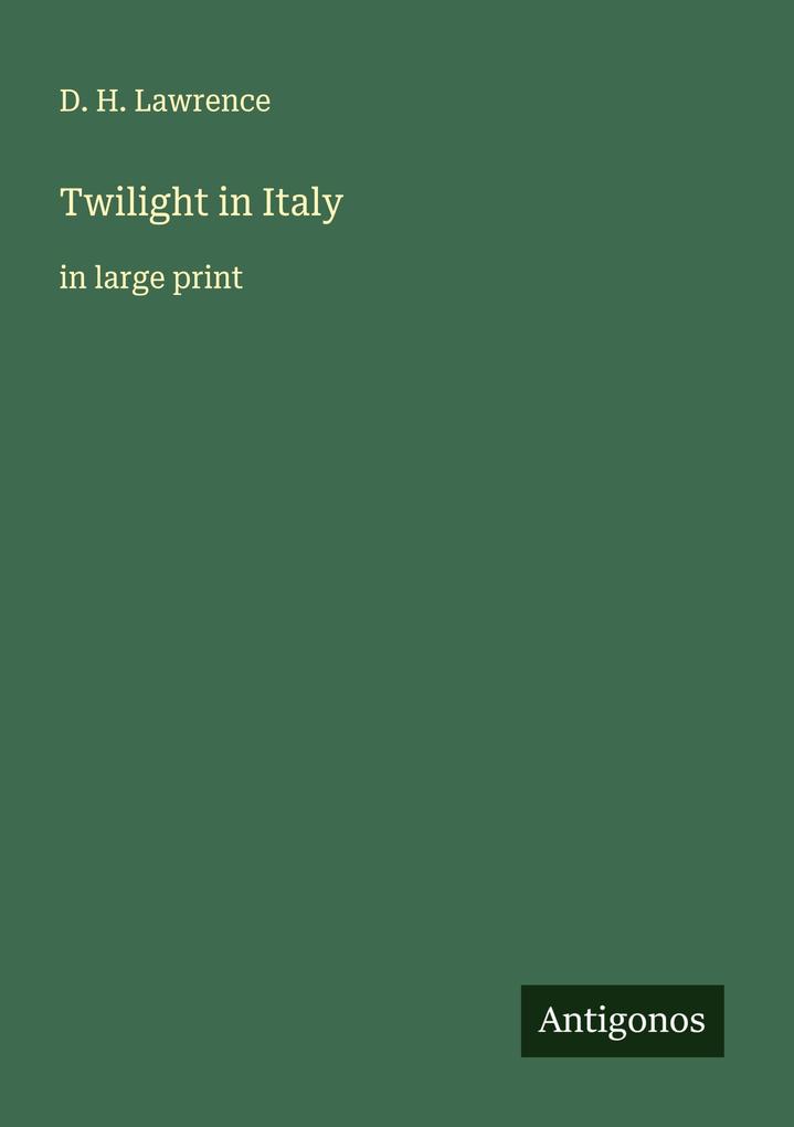 Twilight in Italy