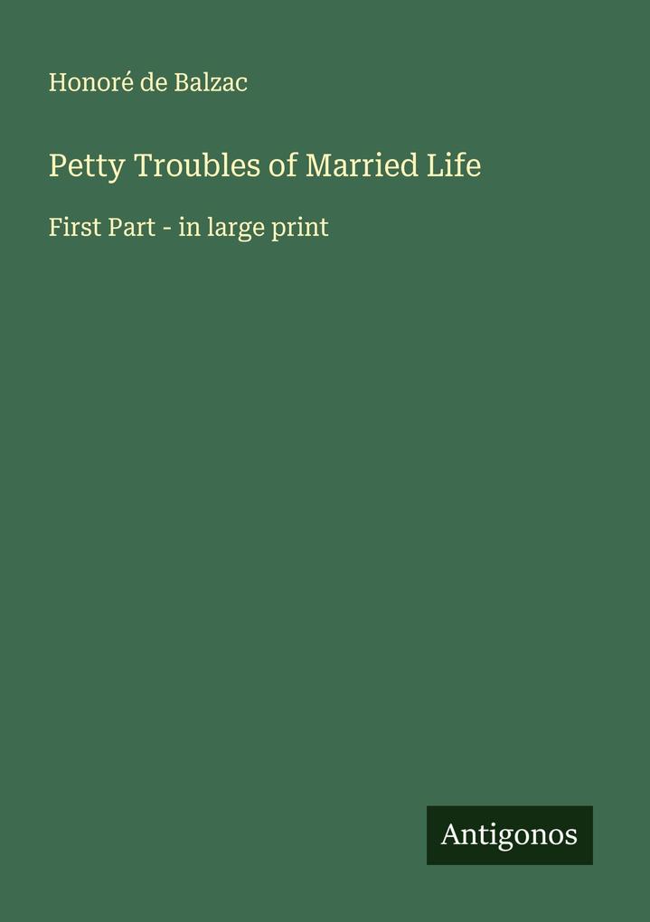 Petty Troubles of Married Life