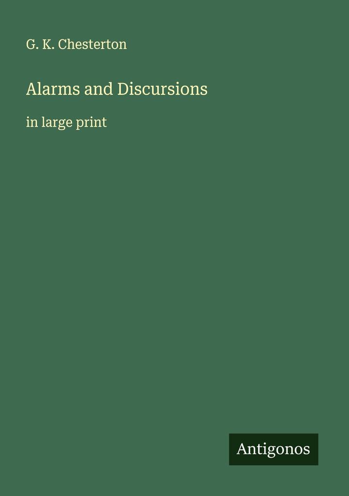 Alarms and Discursions