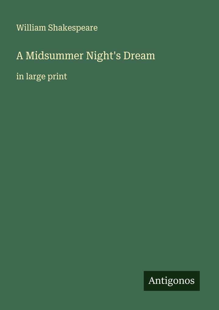 A Midsummer Night's Dream