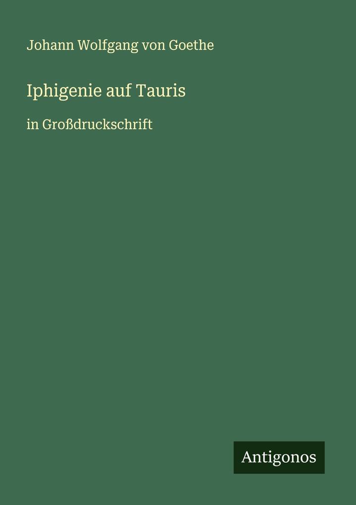 Iphigenie auf Tauris