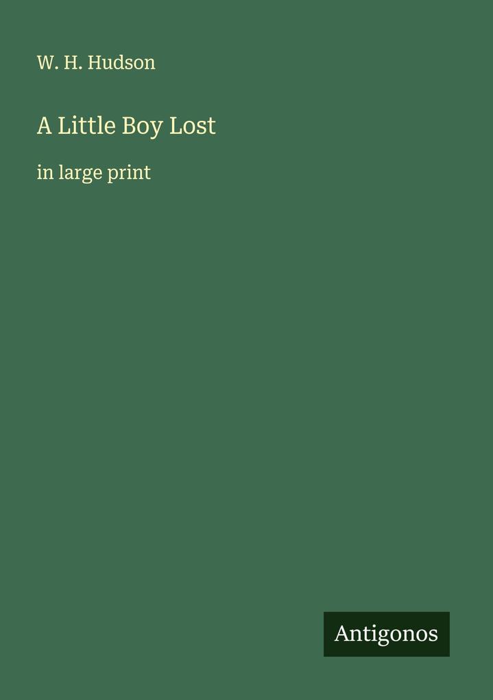A Little Boy Lost