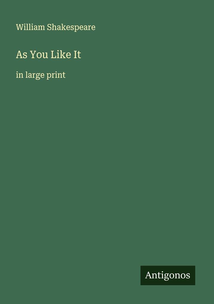 As You Like It