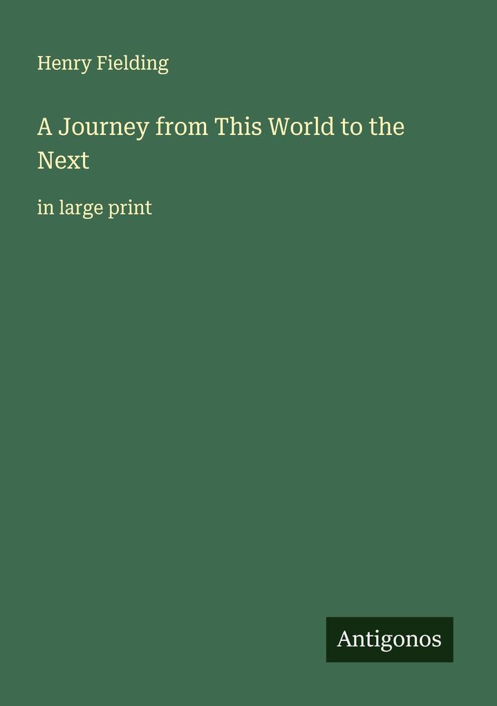 A Journey from This World to the Next