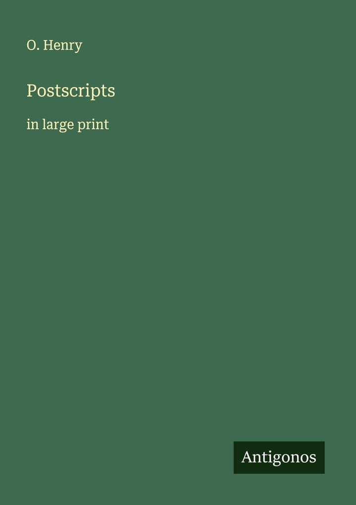Postscripts
