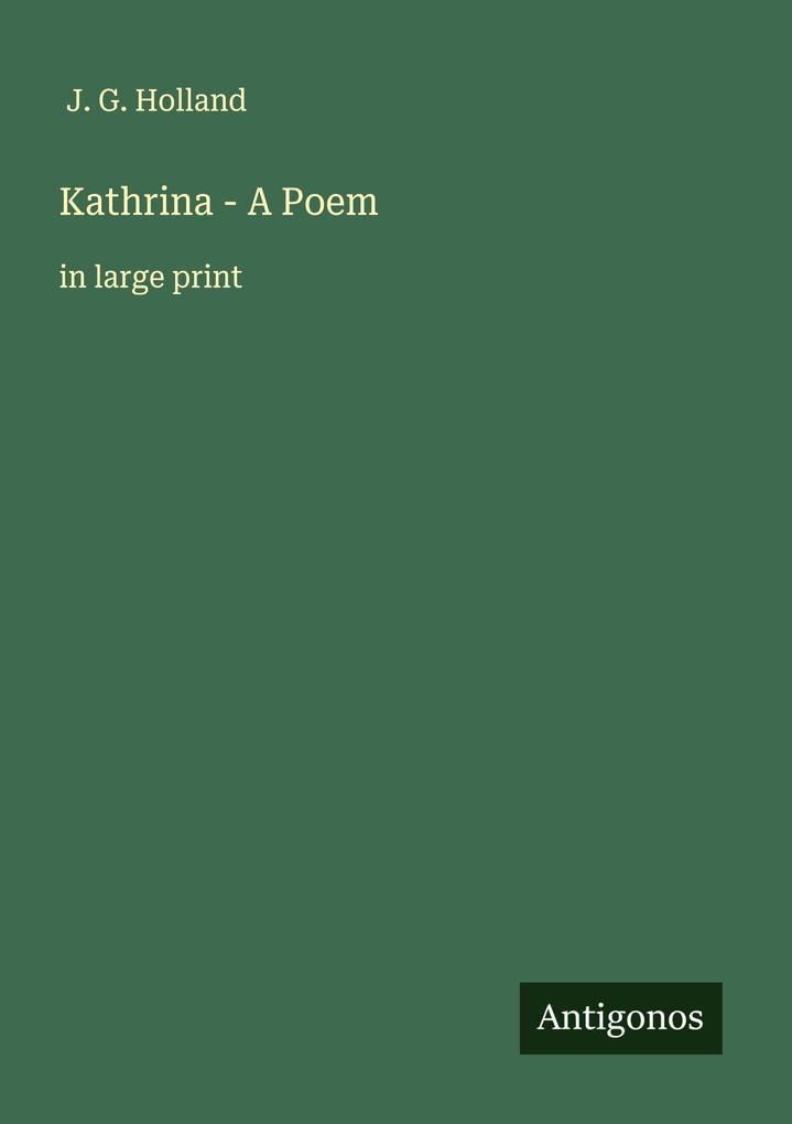 Kathrina - A Poem