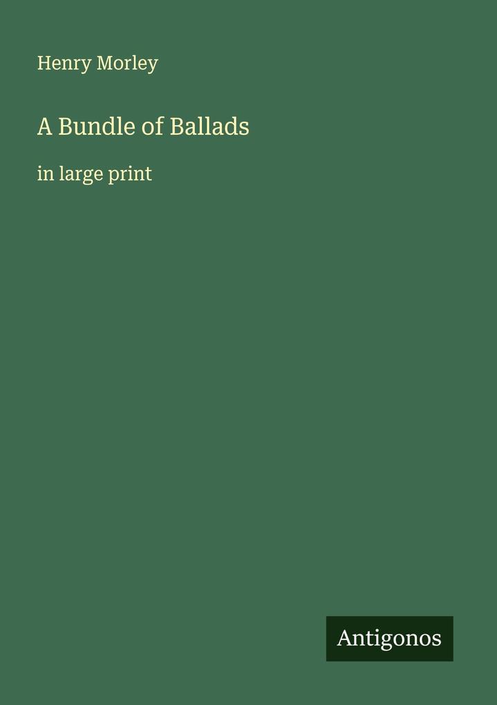A Bundle of Ballads