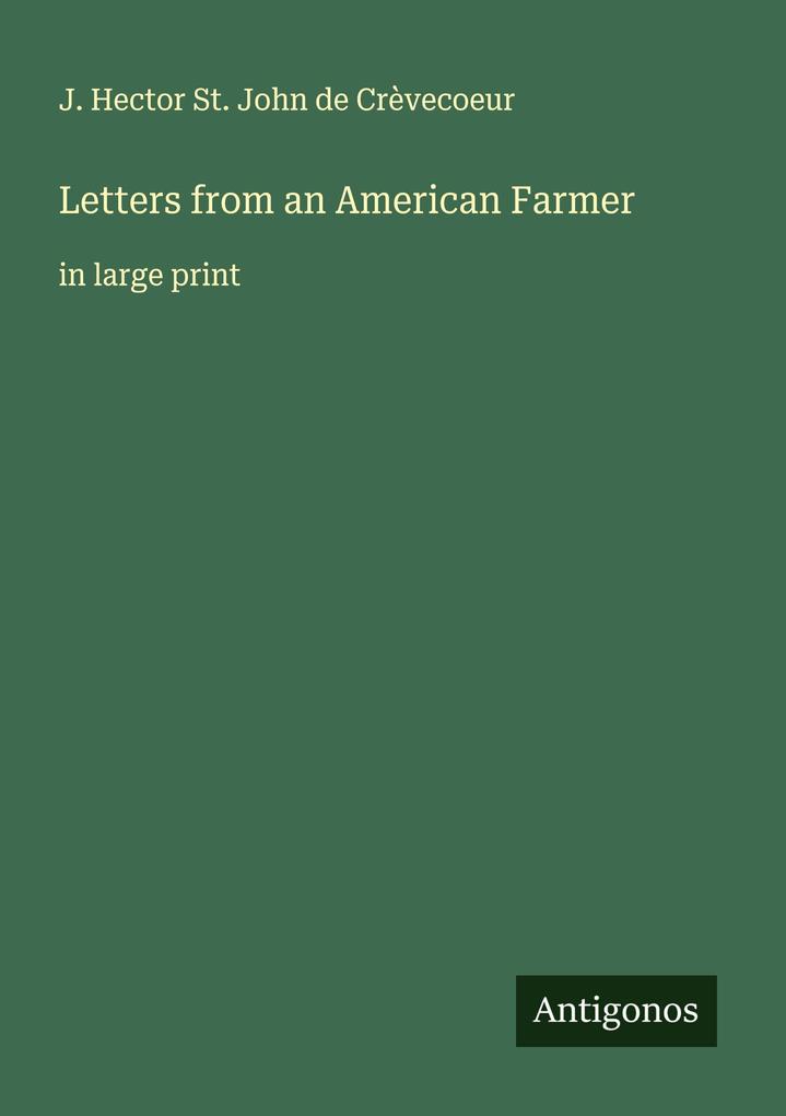 Letters from an American Farmer