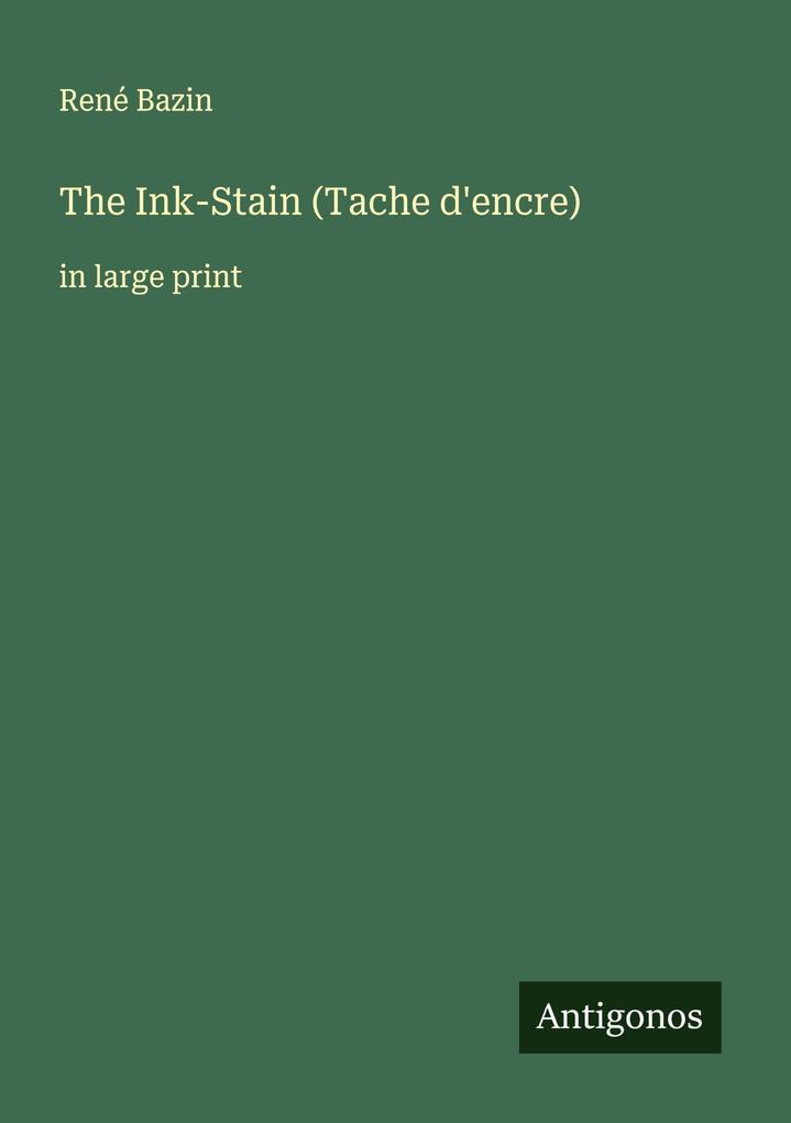 The Ink-Stain (Tache d'encre)
